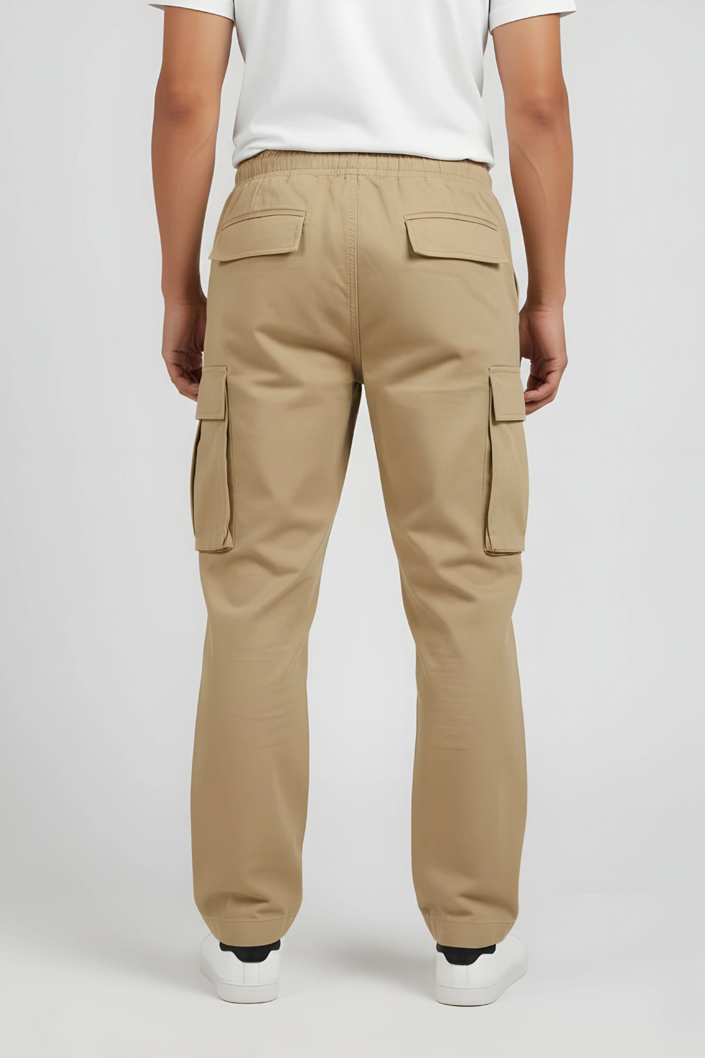 Men's Solid Cargo Pants – Premium Fabric