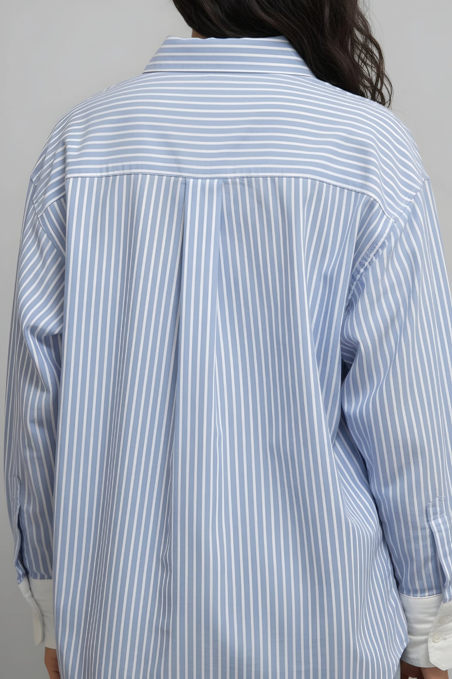 Korean Fit Blue & Pink Striped Shirts