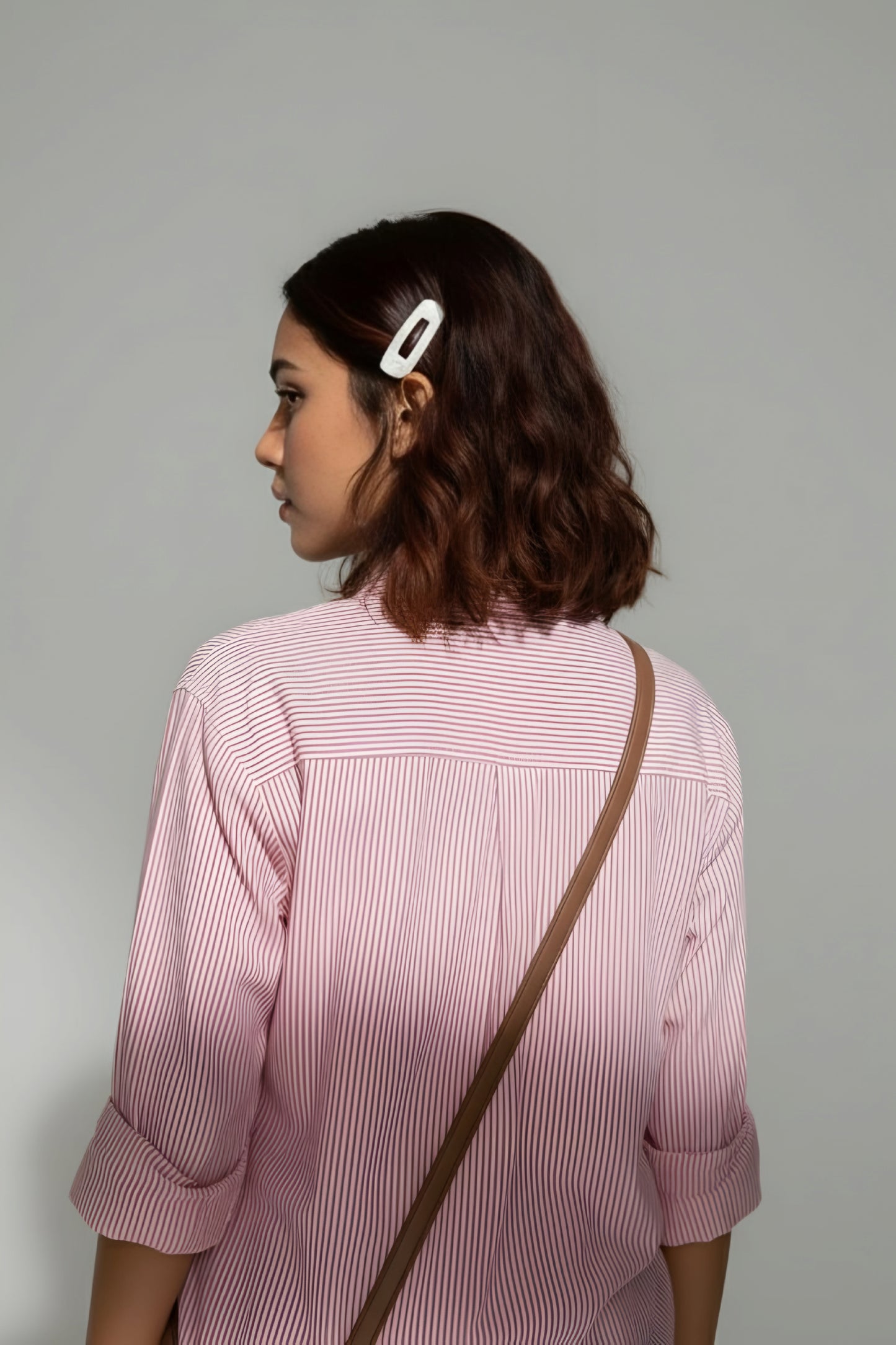 Korean Fit Blue & Pink Striped Shirts