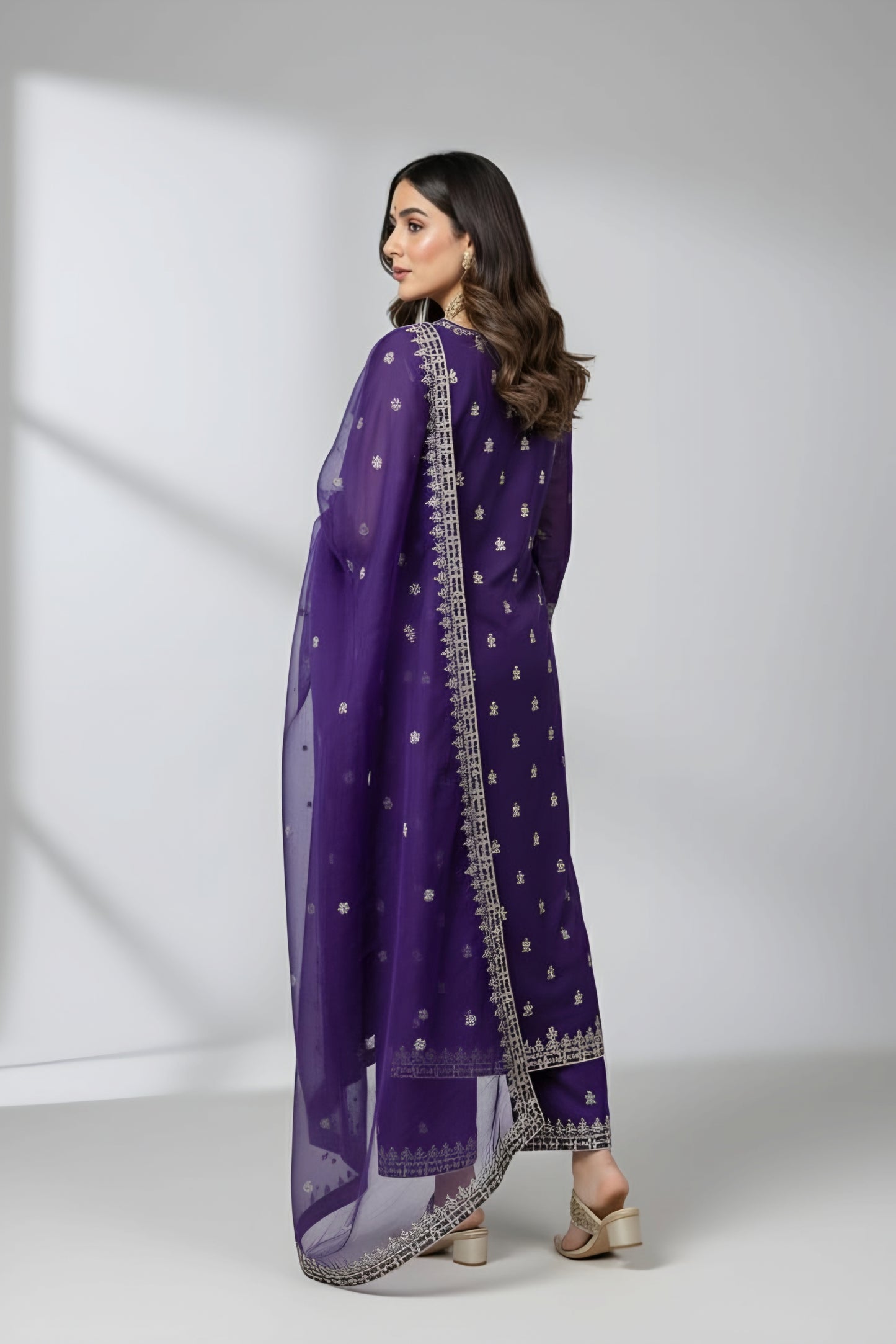 cottan jari silk kurti set