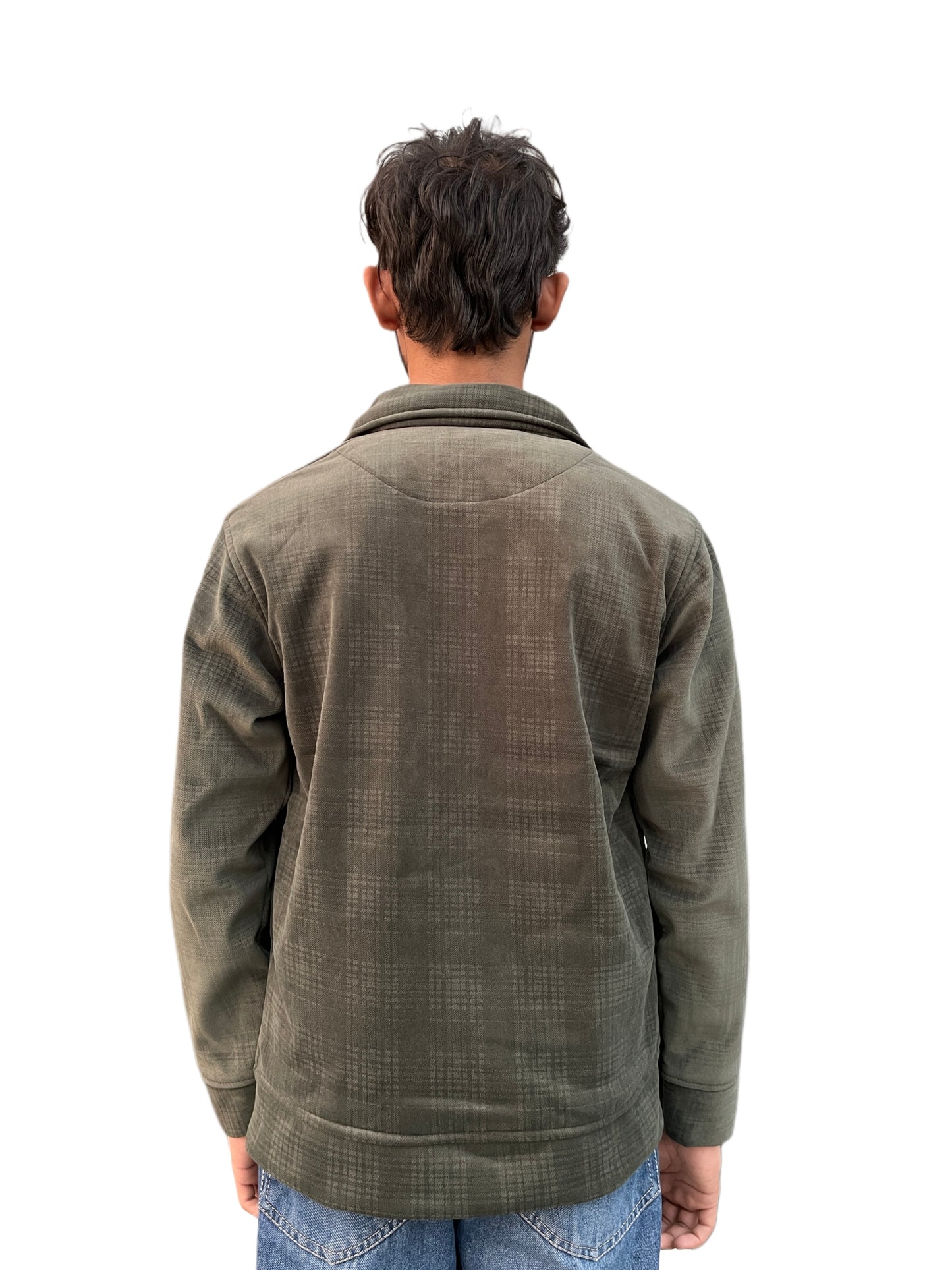 The 'Aura' Earth-Toned Check Shacket | Civoraa X Prada