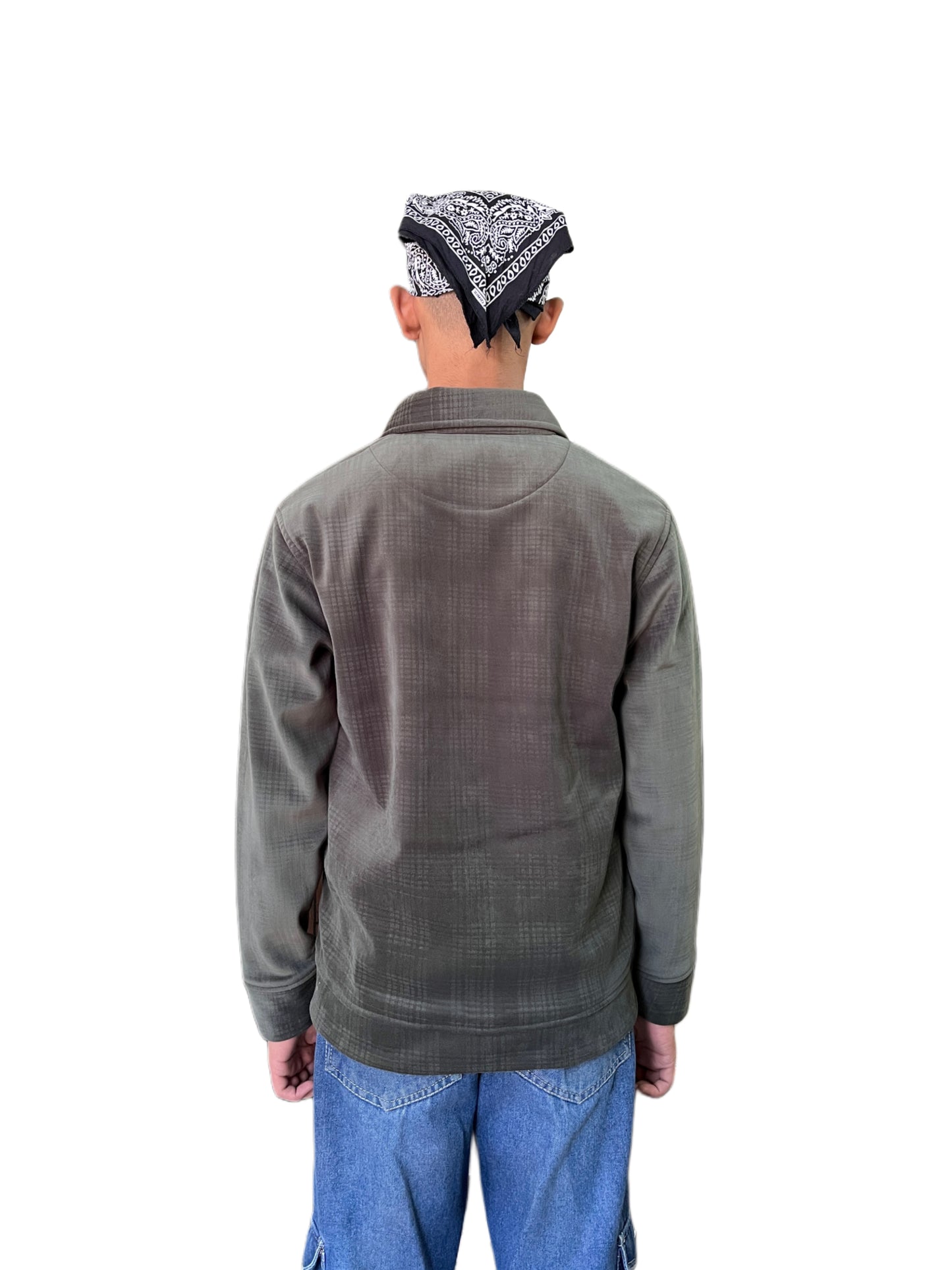 The 'Aura' Earth-Toned Check Shacket | Civoraa X Prada