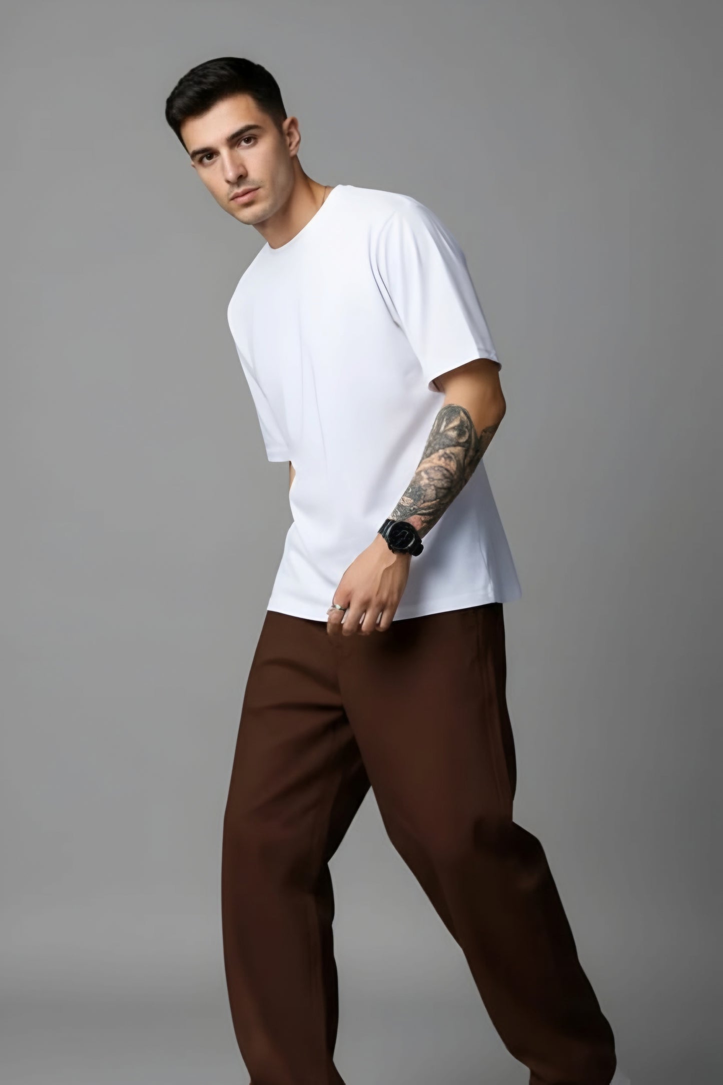 Brown Baggy Jeans