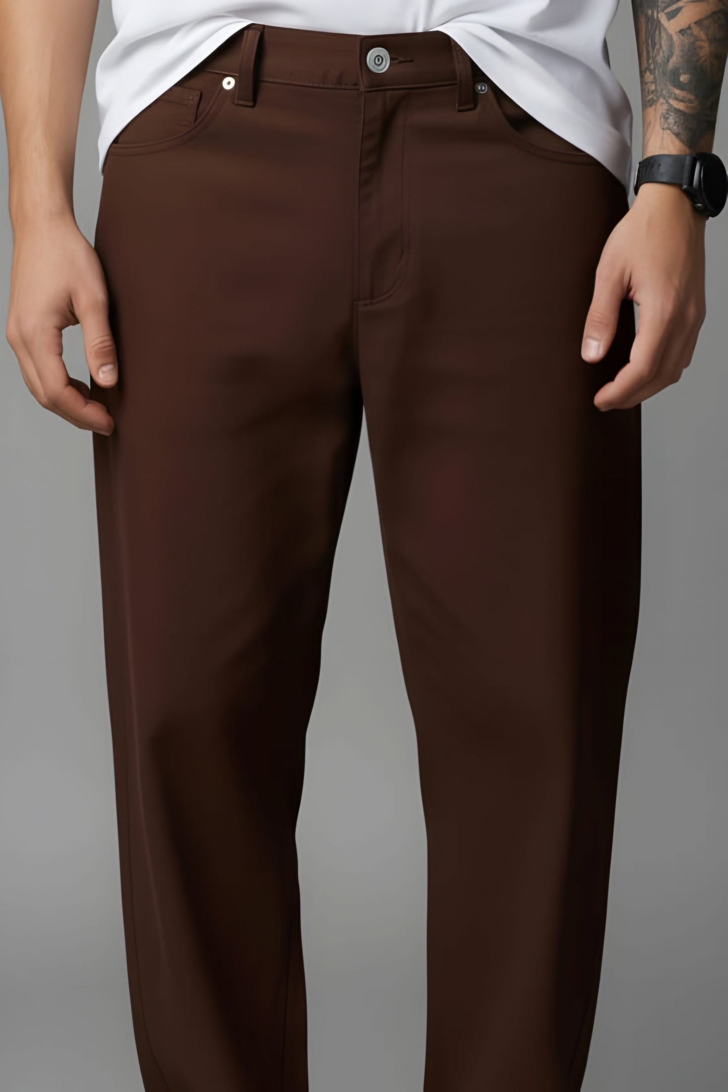 Brown Baggy Jeans