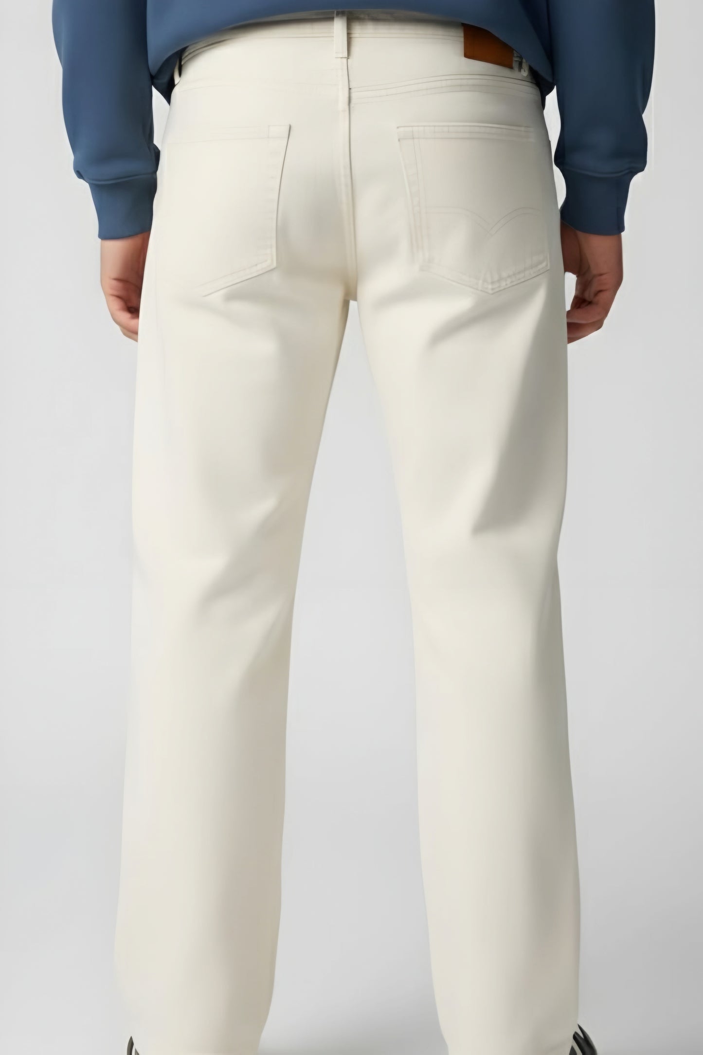 Mens Baggy Beige Jeans