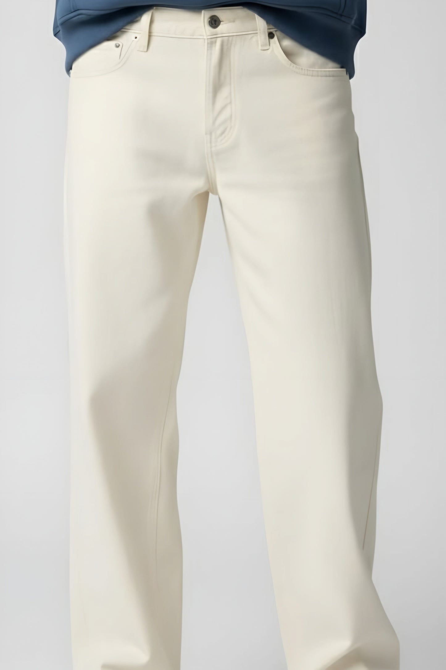 Mens Baggy Beige Jeans