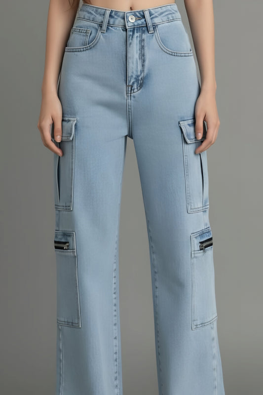 Womens 8 Pocket Jeans