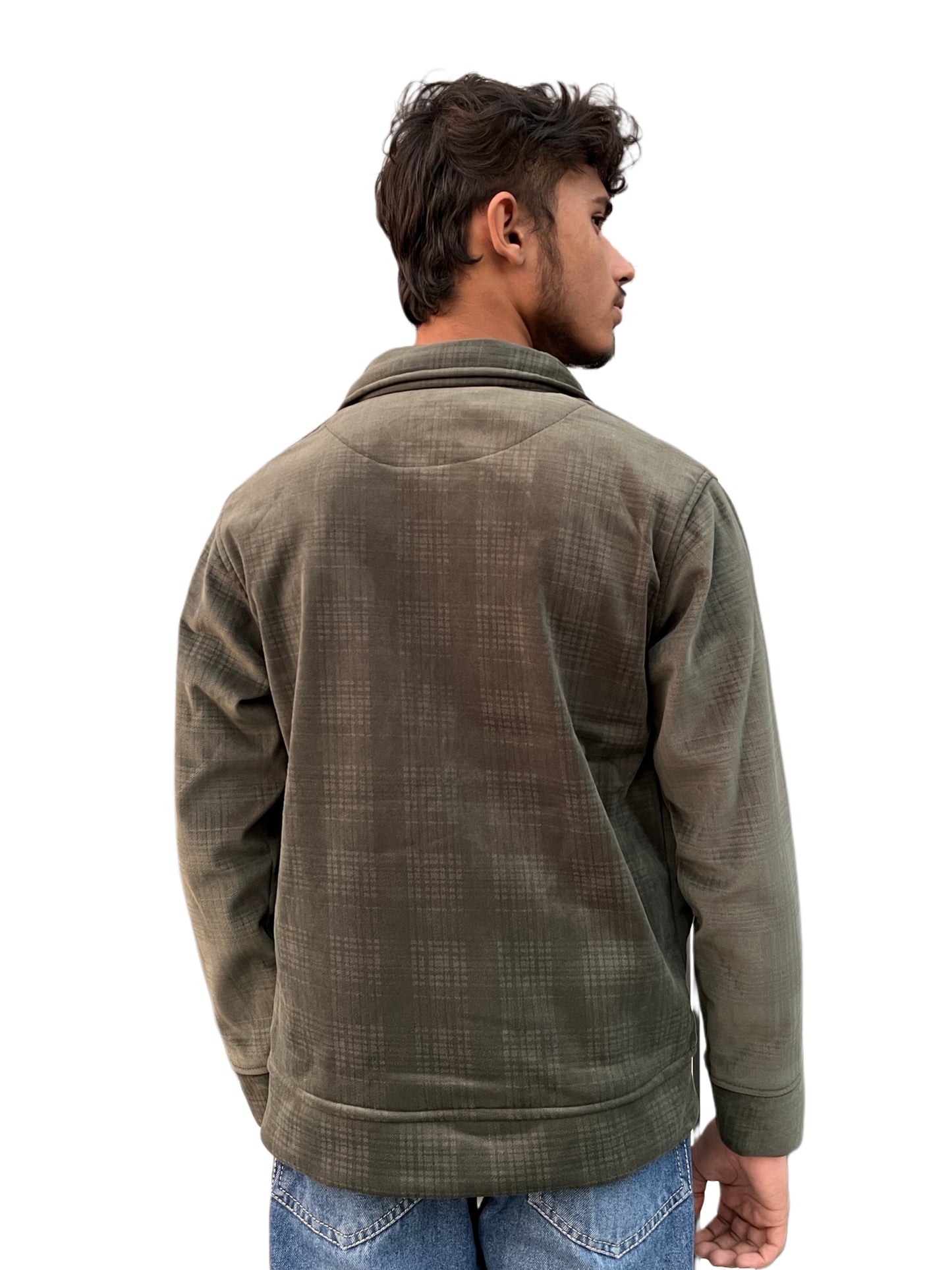 The 'Aura' Earth-Toned Check Shacket | Civoraa X Prada